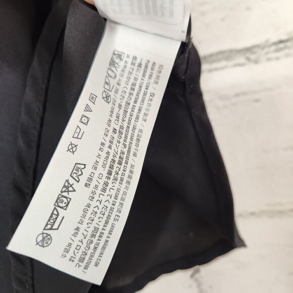 Abercrombie & Fitch High Neck Solid Black Fit And Flare Tank Top Womens Small - Picture 11 of 11